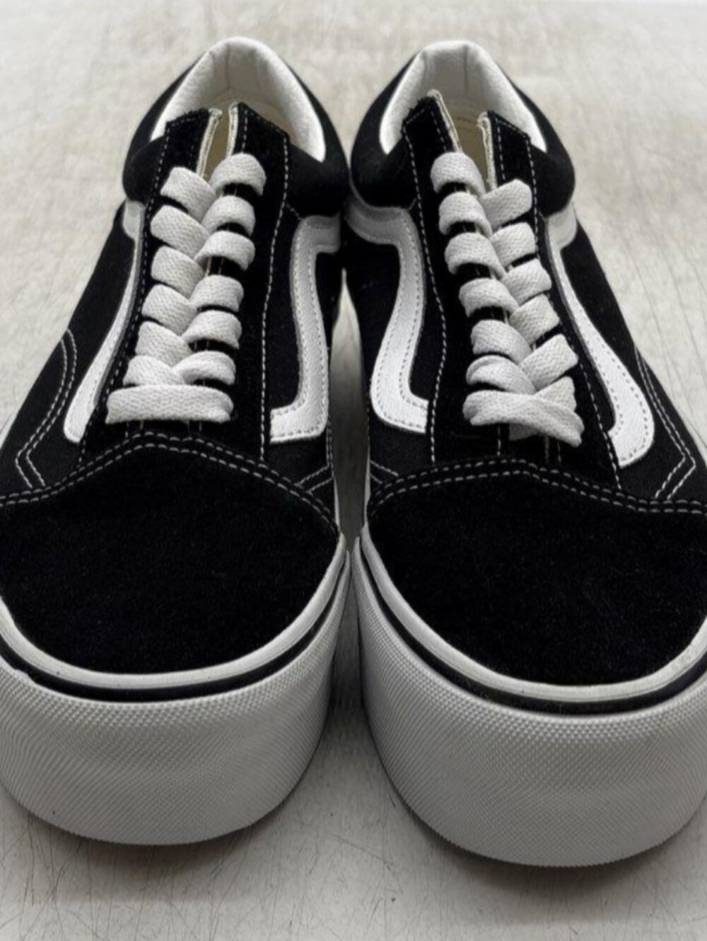 Vans Old Skool Black Suede Stackform Sneakers Size M7.5 W9 New MSRP $80 - Picture 5 of 9